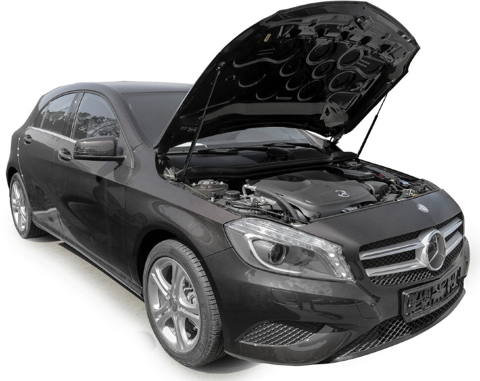 Газовые упоры капота АвтоУпор для Mercedes-Benz A-klasse W176 2012-2018, 2 шт., UMBAKL/GLA012