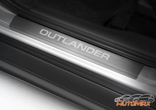 Накладки порогов Mitsubishi Outlander XL 2005-2012 арт.AMMIOUT01