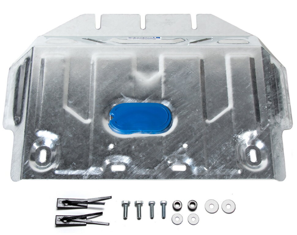 Защита картера Rival для Toyota Land Cruiser Prado 150 2009-2013 (устанавл-ся совместно с ZZZ.9516.1), оцинкованная сталь 1.5 мм, с крепежом, штампованная, ZZZ.5784.1
