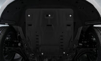 Защита картера и КПП Rival для Kia Sportage V 2021-н.в., сталь 1.5 мм, с крепежом, штампованная, 111.2862.1