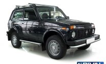 Защита переднего бампера d57 + комплект крепежа, RIVAL, Lada 4х4 1995-, 3D