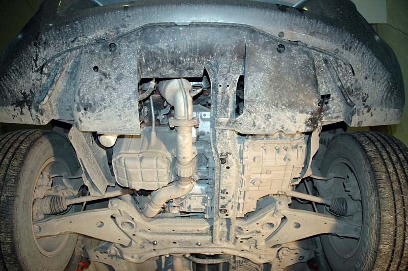 Защита картера и КПП Mitsubishi Endeavor двигатель 3,8  (2003-2011)  арт: 14.1262
