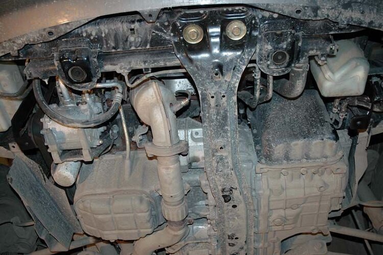 Защита картера и КПП Mitsubishi Endeavor двигатель 3,8  (2003-2011)  арт: 14.1262