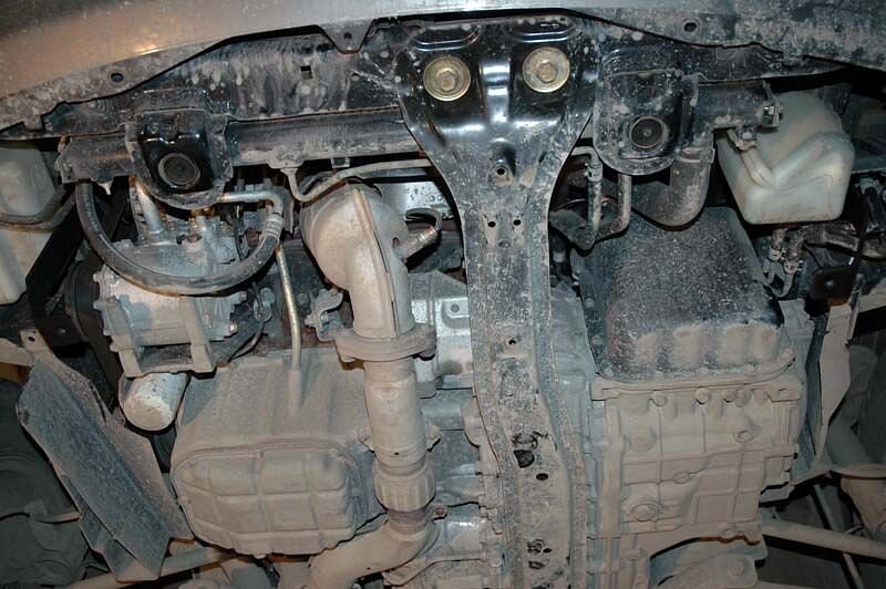Защита картера и КПП Mitsubishi Endeavor двигатель 3,8  (2003-2011)  арт: 14.1262