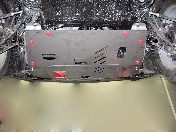 Защита картера и КПП Toyota Highlander двигатель 2,4; 3,0; 3,3  (2001-2007)  арт: 24.0505
