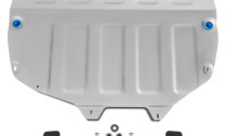 Защита картера и КПП Rival (увеличенная) для Chery Tiggo 4 Pro (V - 1.5) 2022-н.в., алюминий 3 мм, с крепежом, штампованная, 333.0920.1