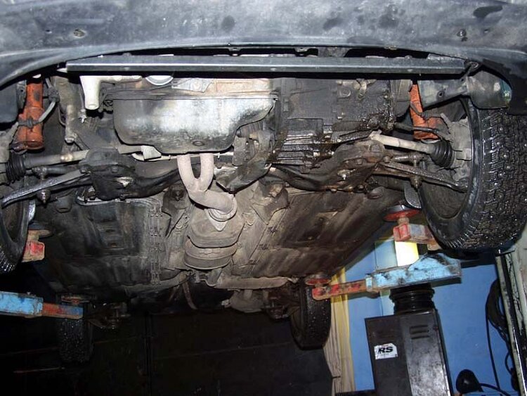 Защита картера и КПП Fiat Bravo двигатель 1,2; 1,4; 1,8; 1,9D  (1995-2001)  арт: 07.0096