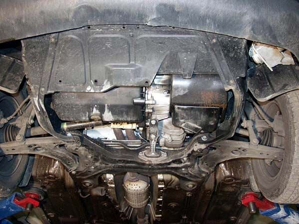 Защита картера и КПП Skoda Octavia двигатель 1,6; 1,8; 2,0; 1,9 TD  (1996-2010)  арт: 21.0033