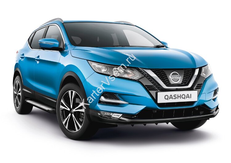 Пороги площадки (подножки) "Style" AutoMax для Nissan Qashqai II 2014-2019 2019-н.в., 173 см, 2 шт., алюминий, AMS.D173S.4101.1 купить недорого