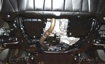 Защита картера и КПП Toyota Highlander двигатель 3,0; 3.3; 3.5  (2003-2009)  арт: 24.0505