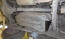 Защита топливного бака Mitsubishi Pajero Sport двигатель все  (2015-)  арт: 14.2969