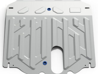 Защита картера и КПП Rival для Kia Sorento II рестайлинг 2012-2021, штампованная, алюминий 4 мм, с крепежом, 333.2823.1