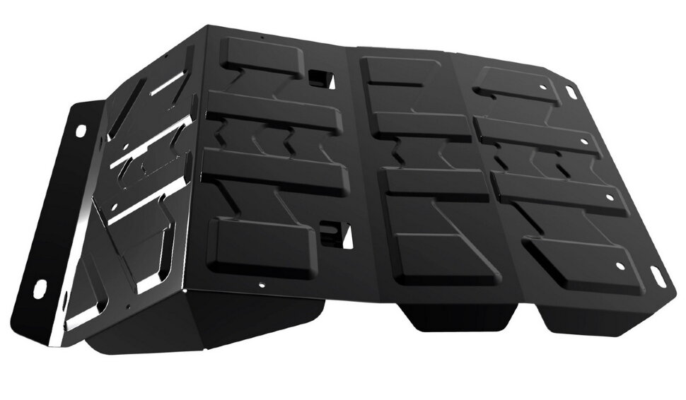 Защита картера АвтоБроня для Great Wall Hover H5 2011-2016, штампованная, сталь 1.8 мм, с крепежом, 111.02001.3