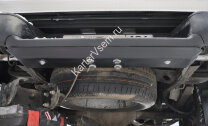 Защита заднего бампера АвтоБроня для Volkswagen Amarok 2010-2019, сталь 1.8 мм, с крепежом, 111.05841.1
