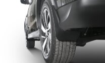 Брызговики передние Rival для Mitsubishi ASX I поколение рестайлинг 2016-2020, термоэластопласт, 2 шт., с крепежом, 24001001