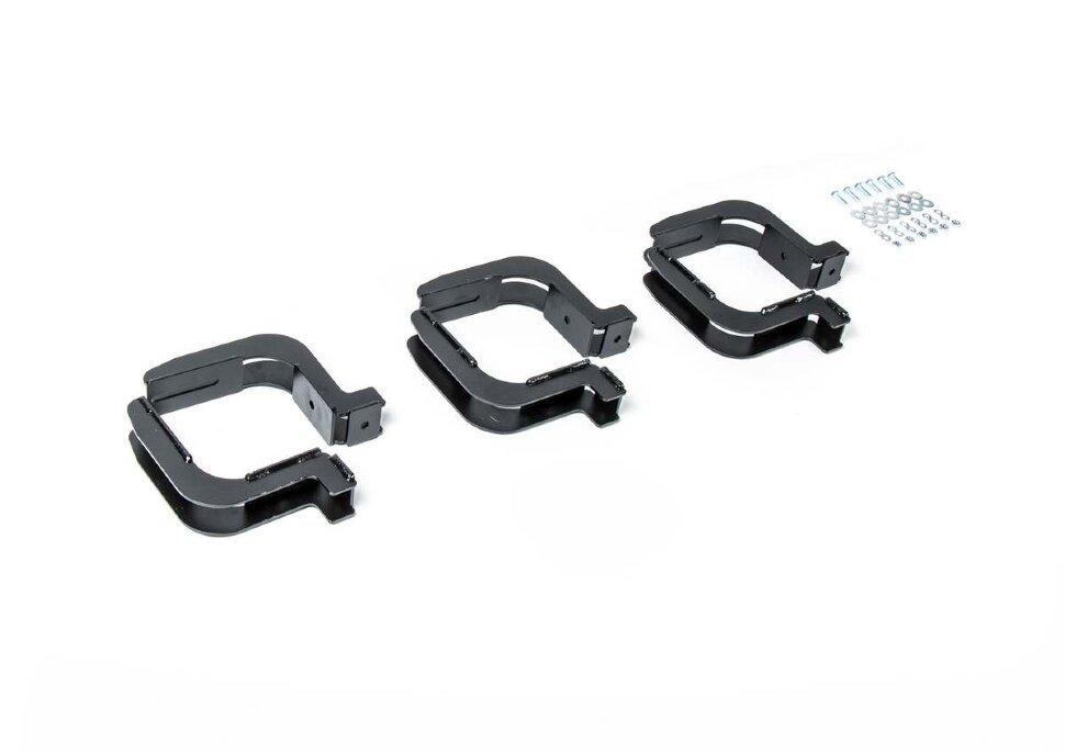 Комплект крепежа к порогам Rival для Mitsubishi L200 IV поколение 2006-2015, сталь, 9.4003.1