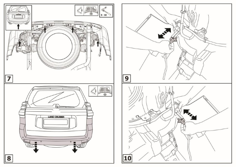 Фаркоп Toyota Land Cruiser Prado шар F (ТСУ) арт. F.5714.006