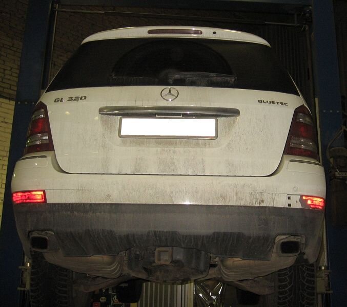 Защита картера Mercedes Benz GL двигатель 320 CDI  (2006-2016)  арт: 13.4419