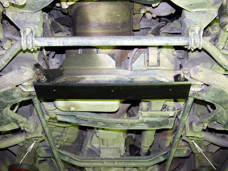 Защита картера и КПП Nissan Terrano 2 двигатель 2,4; 2,7D; 3,0D  (1993-2002)  арт: 15.0201