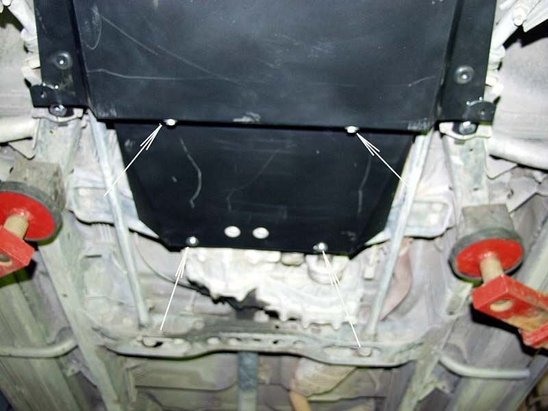 Защита картера и КПП Nissan Terrano 2 двигатель 2,4; 2,7D; 3,0D  (1993-2002)  арт: 15.0201