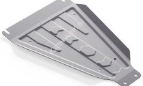 Защита КПП Rival для Isuzu Axiom 2001-2004, штампованная, алюминий 3 мм, с крепежом, 333.2002.2