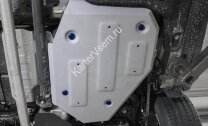 Защита топливного бака Rival для Kia Sorento III Prime 2015-2017, штампованная, алюминий 4 мм, с крепежом, 333.2833.1