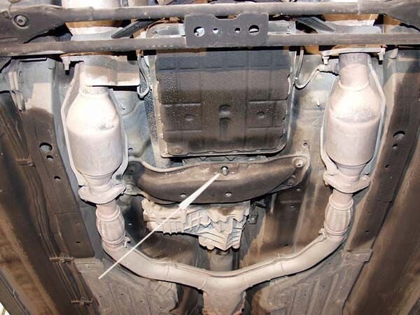 Защита АКПП Infiniti FX двигатель 4,5  (2003-2008)  арт: 15.1039