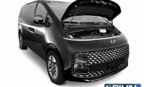 Амортизаторы капота Hyundai Staria  2021-н.в. (AK.2325.1)