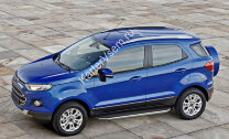 Пороги на автомобиль "Premium" Rival для Ford EcoSport 2014-2018 2017-н.в., 160 см, 2 шт., алюминий, A160ALP.1806.1