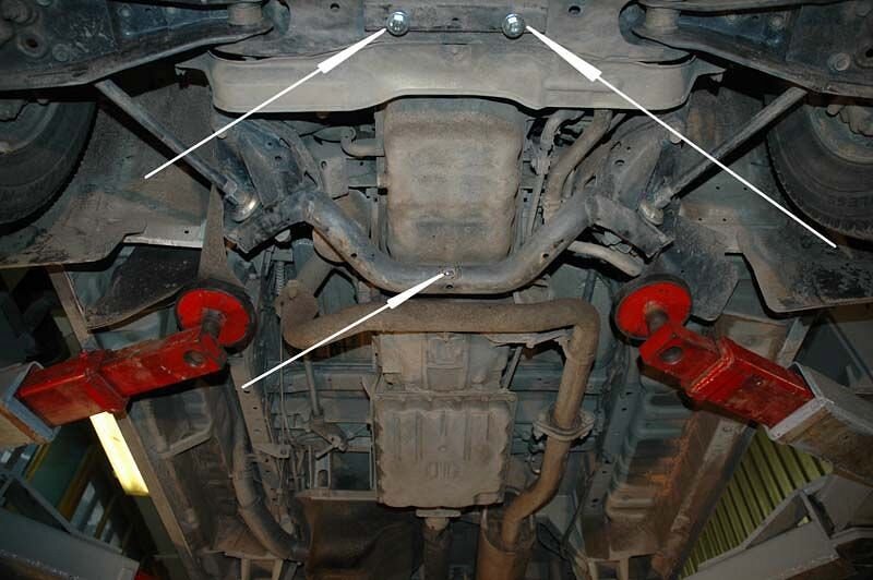 Защита картера и КПП Nissan Vanette двигатель 2,2D  (1996-2003)  арт: 15.1358