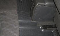Коврики в салон автомобиля Rival для Nissan Sentra B17 седан 2014-2017, полиуретан, с крепежом, 5 частей, 14106001