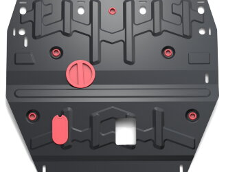 Защита картера и КПП АвтоБроня для Hyundai i40 2011-2019, штампованная, сталь 1.8 мм, с крепежом, 111.02342.1