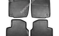 Коврики в салон автомобиля AutoMax для Skoda Rapid I, II лифтбек 2013-2020 2020-н.в., полиуретан, с крепежом, 4 шт., 4506505AM