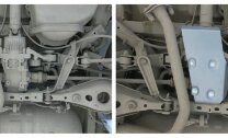 Защита редуктора Rival для Toyota RAV4 IV поколение 4WD CVT 2013-н.в., штампованная, алюминий 3 мм, с крепежом, 333.5778.1