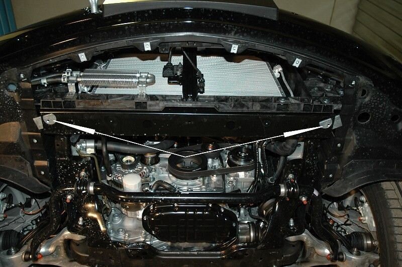 Защита картера Infiniti M двигатель 3,7 4wd  (2010-2018)  арт: 15.1916