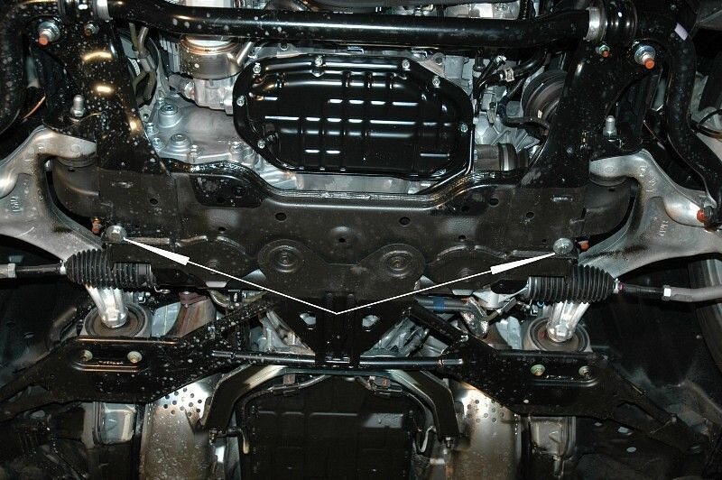Защита картера Infiniti M двигатель 3,7 4wd  (2010-2018)  арт: 15.1916