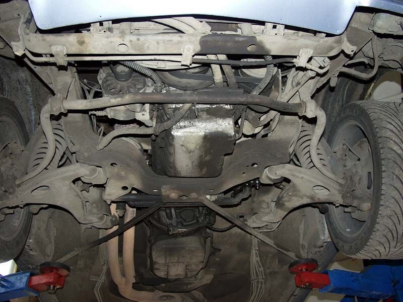 Защита картера Mercedes Benz SL двигатель 2,8; 3,0; 3,2  (1989-2001)  арт: 13.0165