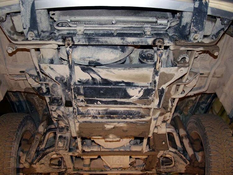 Защита картера и КПП Ssang Yong 140 D двигатель 2,9  (2001-)  арт: 29.0720