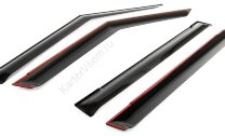 Дефлекторы окон Rival Premium для Skoda Yeti 2009-2018, листовой ПММА, 4 шт., 35103002