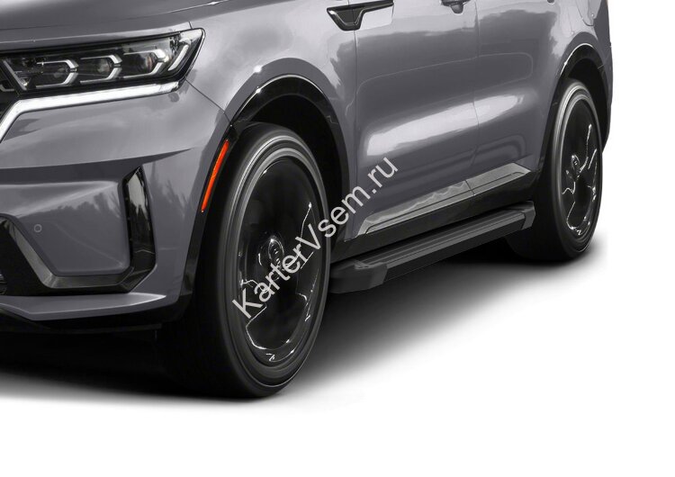 Пороги площадки (подножки) "Black" Rival для Hyundai Tucson IV поколение 2021-н.в., 180 см, 2 шт., алюминий, F180ALB.2313.2 в официальном интернет магазине