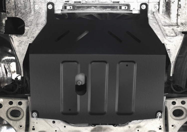 Защита картера и КПП АвтоБроня для Chevrolet Tracker (V - 1.8) 2013-н.в. (рынок Узбекистан), штампованная, сталь 1.5 мм, с крепежом, 111.01025.1
