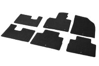 Коврики текстильные в салон автомобиля AutoFlex Standard для Hyundai Palisade (8 мест) 2020-н.в., графит, 6 частей, 4230702