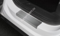 Накладки на пороги Rival для Volkswagen Tiguan II 2016-2020 2020-н.в., нерж. сталь, с надписью, 4 шт., NP.5807.3 с инструкцией и сертификатом