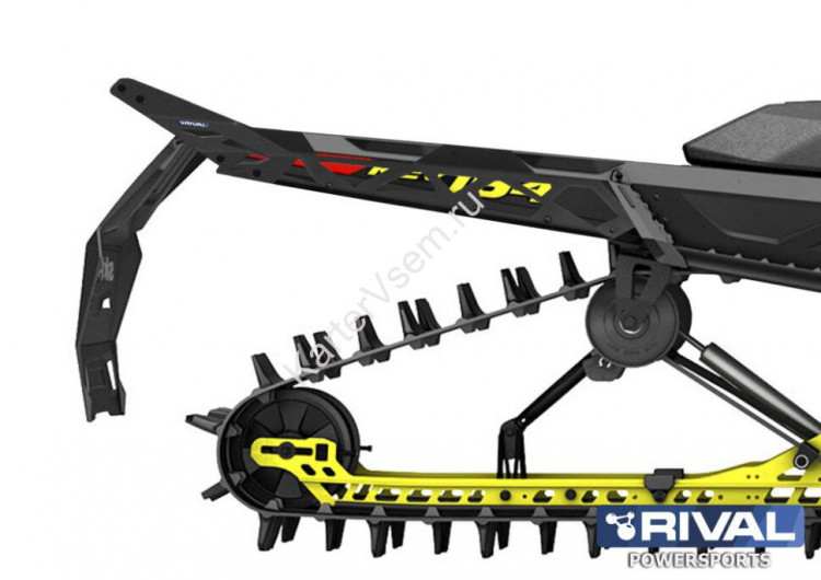 Бампер задний + комплект крепежа Ski-Doo Summit SP 154 600R E-TEC (2019-2023) арт. 444.7274.1