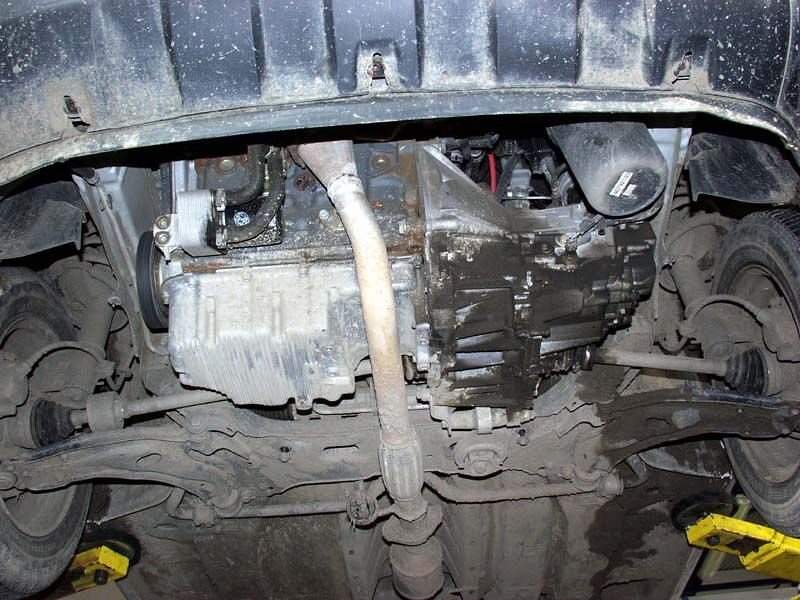 Защита картера и КПП Fiat Doblo двигатель 1,9D  (2001-2010)  арт: 07.0874