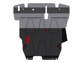Защита картера и КПП Mitsubishi Lancer двигатель 1,3; 1,6; 2,0  (2000-2010)  арт: 14.0515