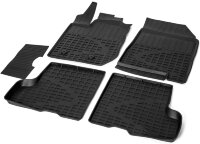 Коврики в салон автомобиля Rival для Lada Xray (с вещевым ящиком и без) 2015-н.в., литьевой полиуретан, с крепежом, 5 частей, 66007002