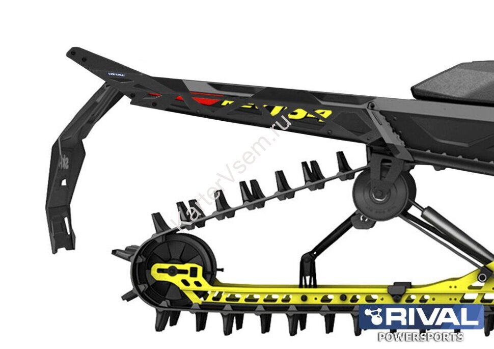 Бампер задний + комплект крепежа Ski-Doo Summit SP 154 850 E-TEC, Summit X 154 850 E-TEC  (2017-2023) арт. 444.7274.1