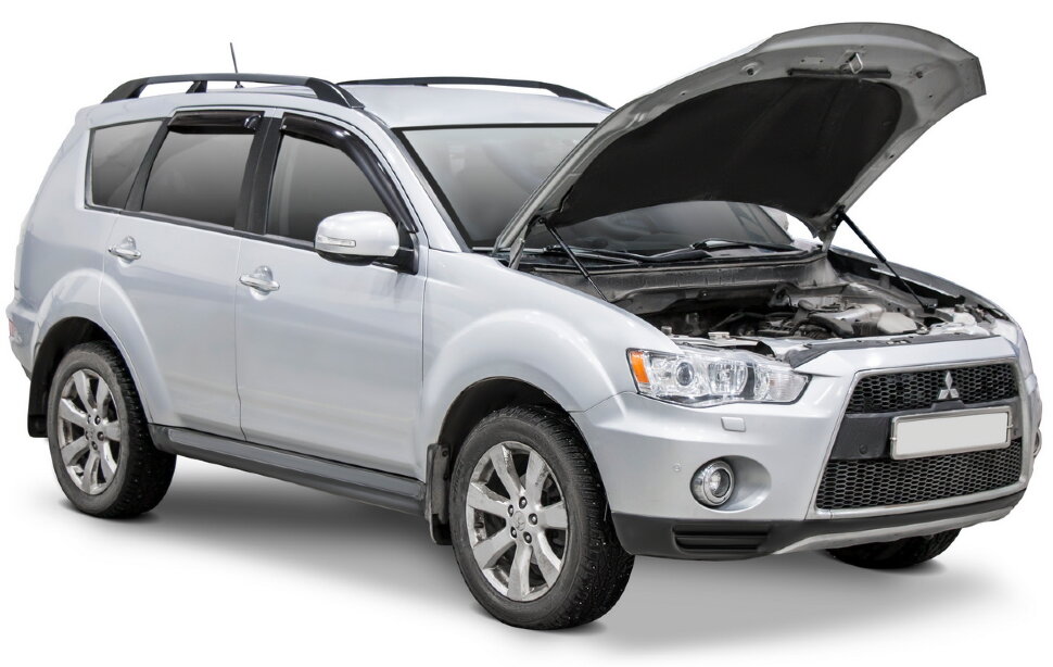 Газовые упоры капота АвтоУпор для Mitsubishi Outlander XL 2005-2012, 2 шт., UMIOUT031