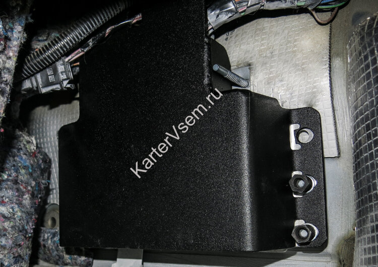 Защита электронного блока управления АвтоБроня для Lada Kalina Cross 2014-2018, сталь 1.5 мм, с крепежом, 111.06036.1
